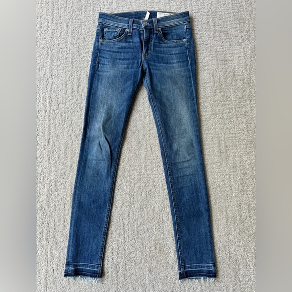 rag & bone Denim - rag & bone Classic Blue Skinny Jeans